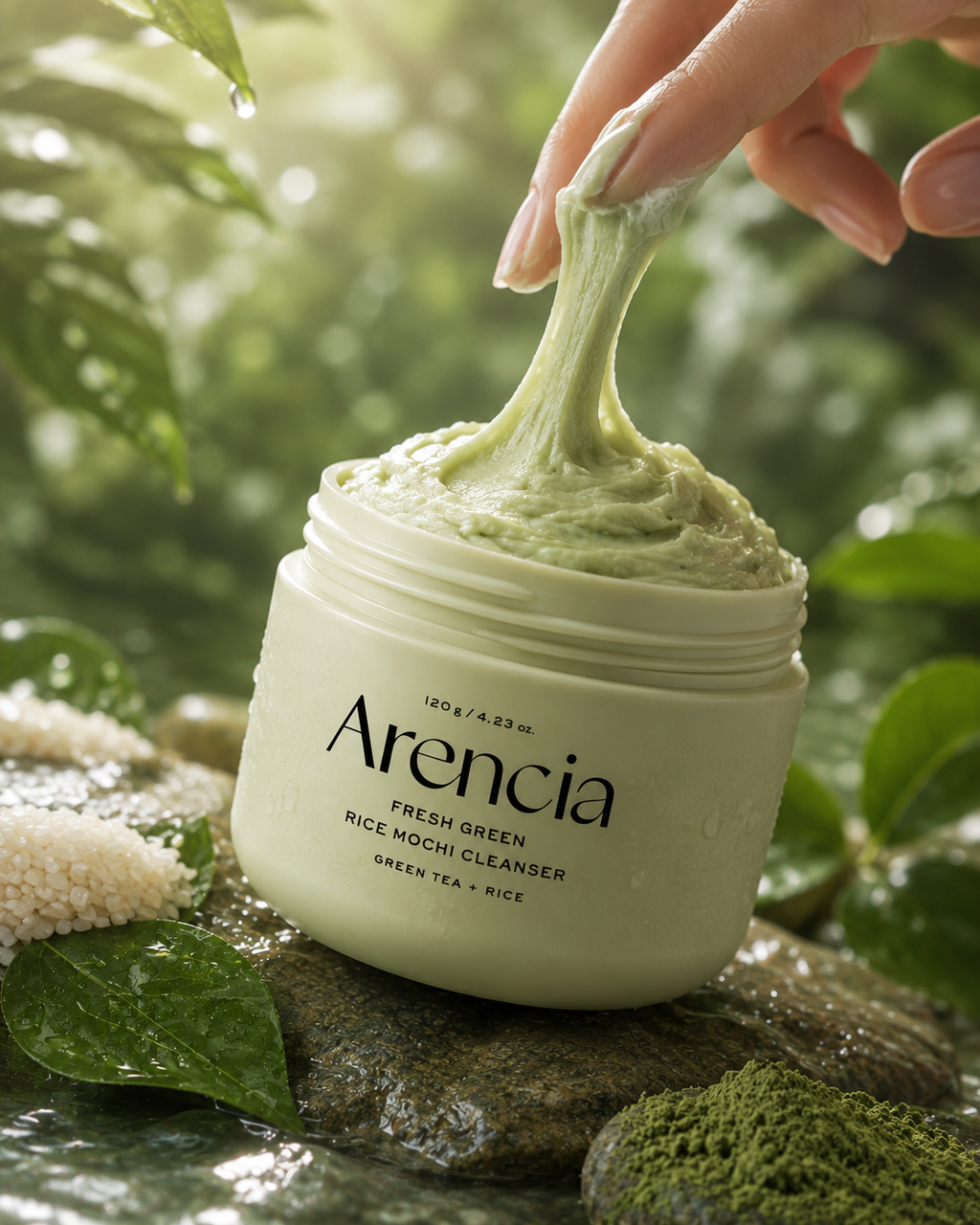 Arencia - Limpiador Facial Fresh Green Rice Mochi Cleanser