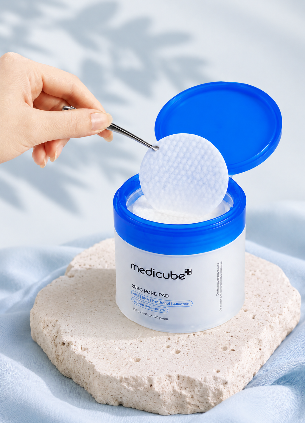 Medicube Zero Pore Pad 2.0 – Discos Exfoliantes AHA + BHA, 70 unidades