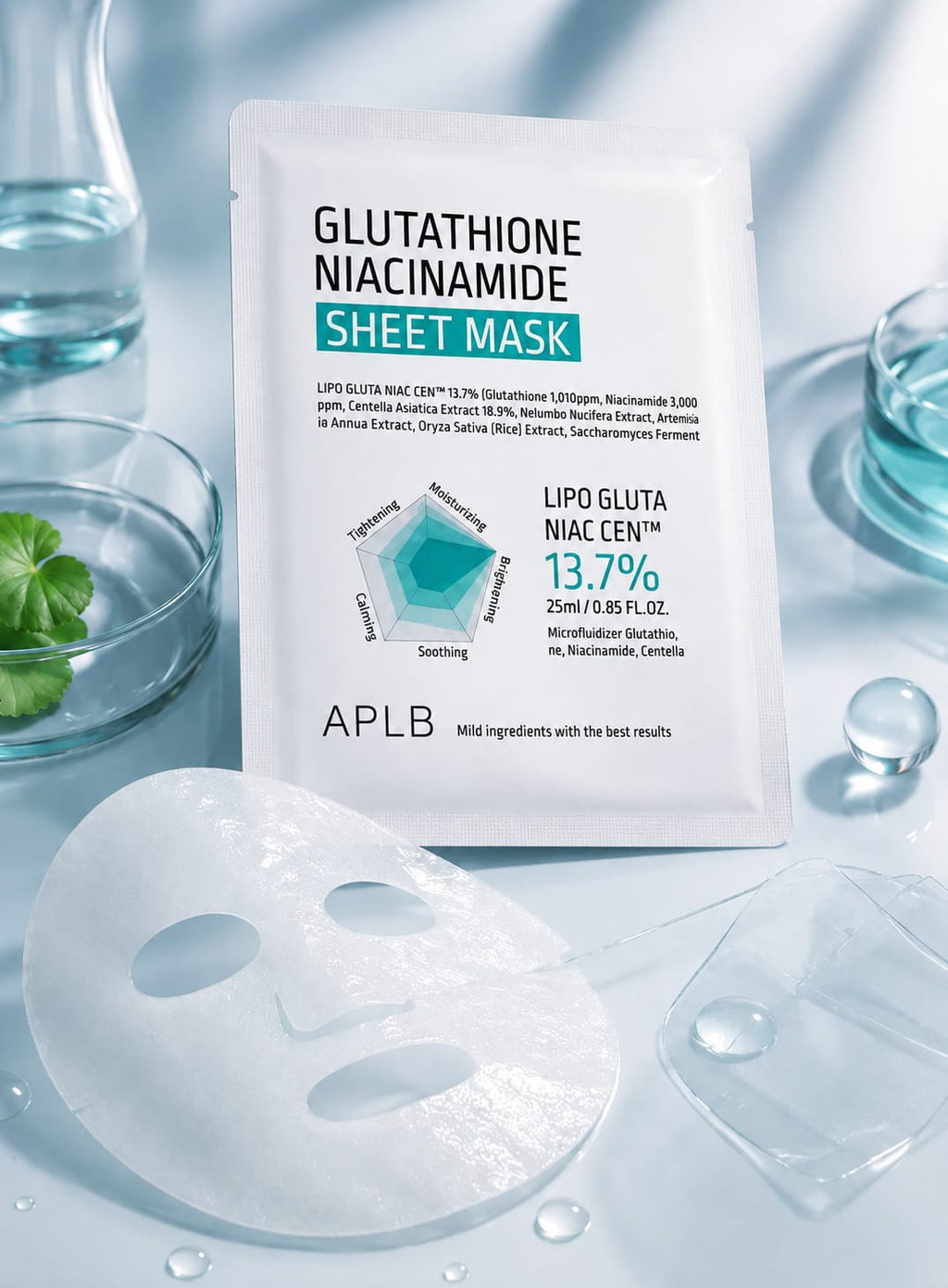 APLB Glutathione Niacinamide Sheet Mask