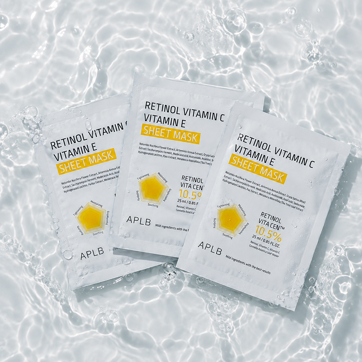 APLB Retinol Vitamin C Vitamin E Sheet Mask
