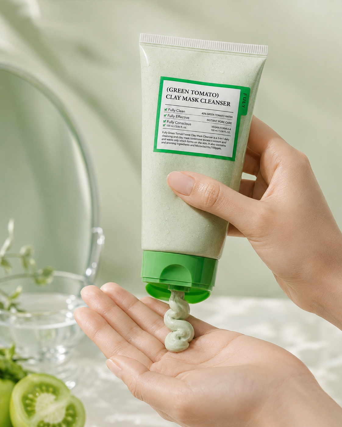 FULLY Mascarilla Green Tomato Clay