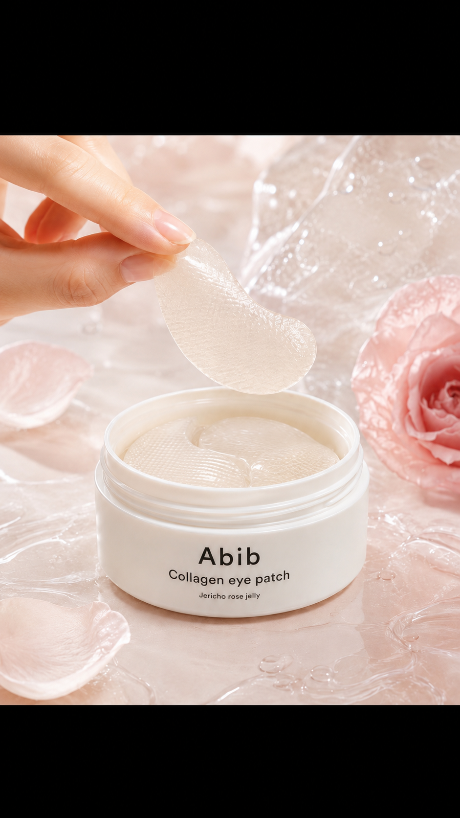 Abib Vegan Collagen Eye Patch Jericho Rose Jelly — 60 parches